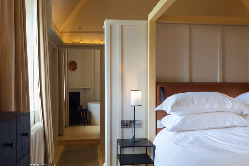 bedroom and hallway view in grove