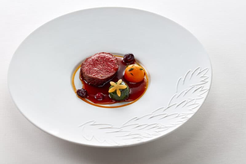 small pieces of delicious food with sauce