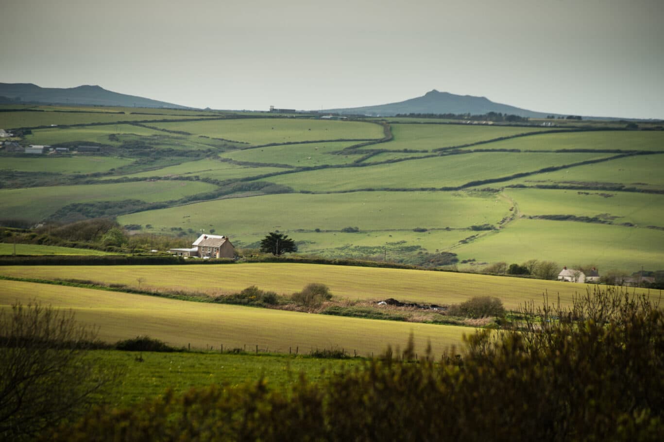view of the countryside