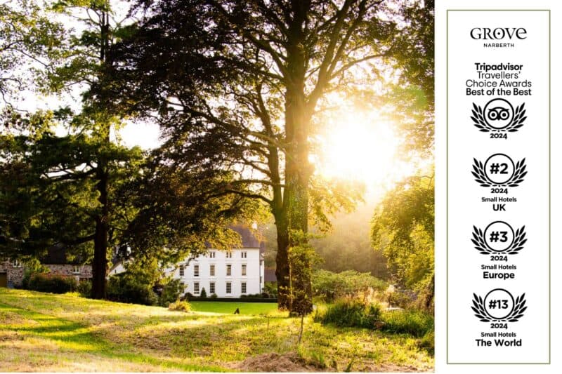 Grove of Narberth TripAdvisor Best of the Best Award